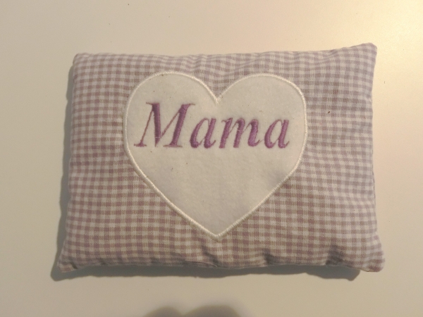 ♥ Mama Körnerkissen Wärmekissen Dinkel Lavendel von Lüttentüddel