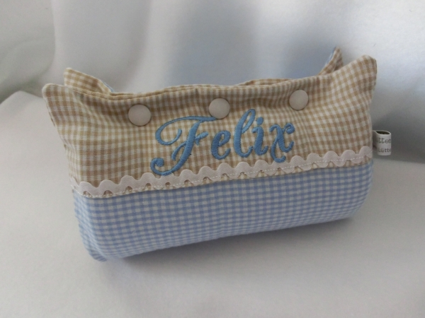 ♥ Armpolster für Babyschale ★ Lüttentüddel © ♥ Wunschname