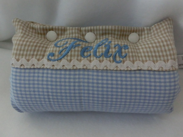 ♥ Armpolster für Babyschale ★ Lüttentüddel © ♥ Wunschname