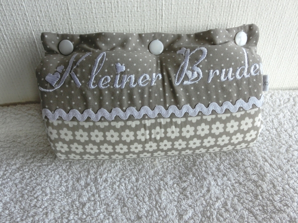 ♥ Armpolster für Babyschale ★ Lüttentüddel © ♥ Wunschname