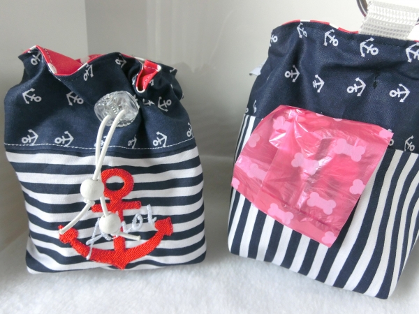 ♥ ANKER HUND LECKERLIBEUTEL KOTBEUTEL GÜRTELTASCHE VON LÜTTENTÜDDEL
