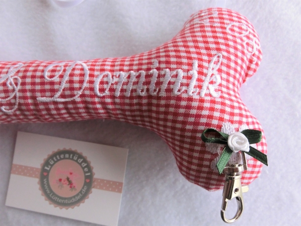 ♥ Ringkissen Knochen Wunschname Stickerei Hochzeit Hochzeitsknochen Just Married I Do
