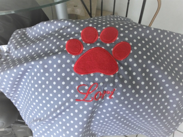 ♥ Hunde Schnuffeltuch Wunschname® von Lüttentüddel