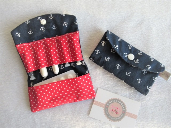 ♥ Anker Globuli Täschchen, Notfall Täschchen Tampon Pillentäschchen ♥ © Lüttentüddel