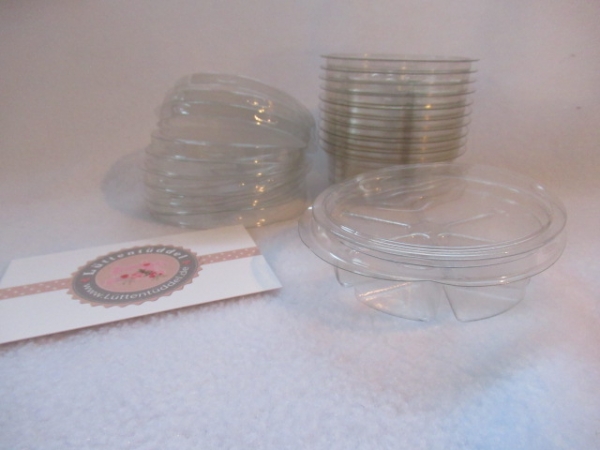10 Stück Clamshell Wachs Box mit 6-er Aufteilung Kerzen gießen Sojawachs Verpackung Lüttentüddel