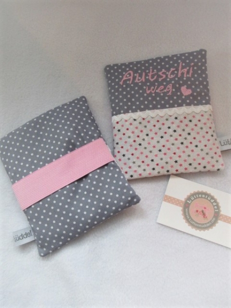 ♥ Sterne Bunt Beulentröster inkl. Kühlpad Wunschname Geburt Taufe Einschulung  ★ von Lüttentüddel®
