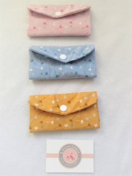♥ zauberhafte Pusteblume Globuli Täschchen, Notfall Täschchen Tampon Pillentäschchen ♥ ® Lüttentüddel