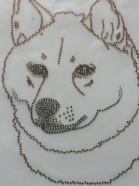 Akita SHIBA INU Akita Hund Strass Bügelbild Hundeschule Hundezucht Hundesofa Hundemantel Hundeleine
