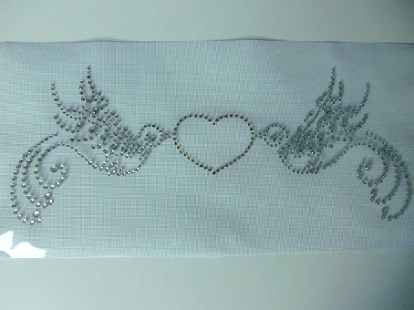 2 Tauben Hochzeit Herz Hotfix Hotglue
