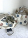 ♥ SEHR EDEL  DOTS HUND LECKERLIBEUTEL KOTBEUTEL GÜRTELTASCHE VON LÜTTENTÜDDEL