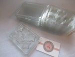 10 Stück Sterne Clamshell Wachs Box mit 6-er Aufteilung Kerzen gießen Sojawachs Verpackung Lüttentüddel