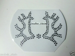 Brandzeichen TRAKEHNER Schabracke Hotfix Hotglue Strass