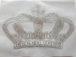 Hotfix Krone Strass Bügelbild Hotglue für Shirt Jacke Bluse.......