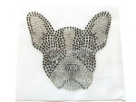 Fr. Bulldogge  Hund Hotfix Bügelbild Shirt Strass Hundeschule Hundezucht Hundeleine
