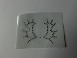 Brandzeichen TRAKEHNER Schabracke Hotfix Hotglue Strass