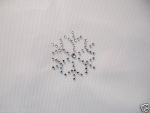 Stern Eiskristall Schneeflocke Strass Hotfix Bügelbild Schiebevorhang Tischdecke