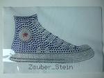 Sneaker Turnschuhe Schuhe Strass Hotglue Hotfix Bügelbild